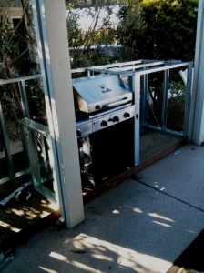 Day 3 of the outside BBQ Kitchen 